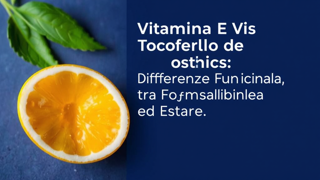 Siero viso con vitamina E tocoferolo puro ed estere in gocce per la skincare antiossidante