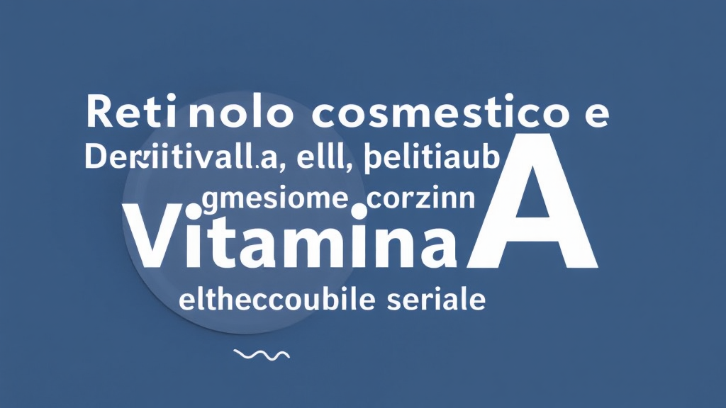 Flacone contagocce di siero al retinolo su sfondo neutro per la skincare routine serale