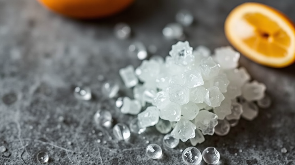 Flacone contagocce di siero viso alla niacinamide su sfondo minimalista per la cura della pelle